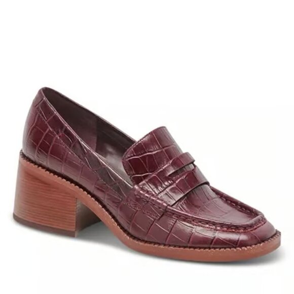 NEW DOLCE VITA Talie Low Heeled Pumps in cabernet for women 1125 3t7 - Picture 6 of 9